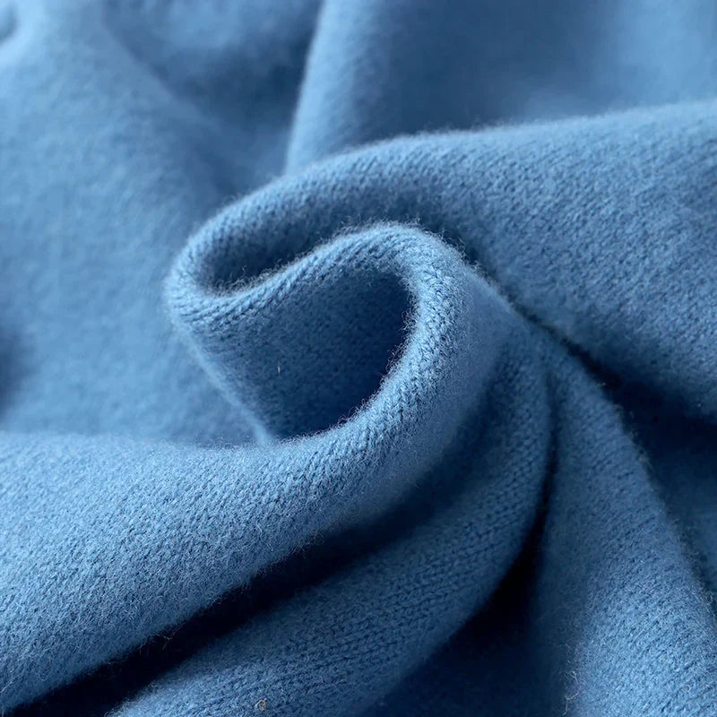 Heren crewneck sweater van wol