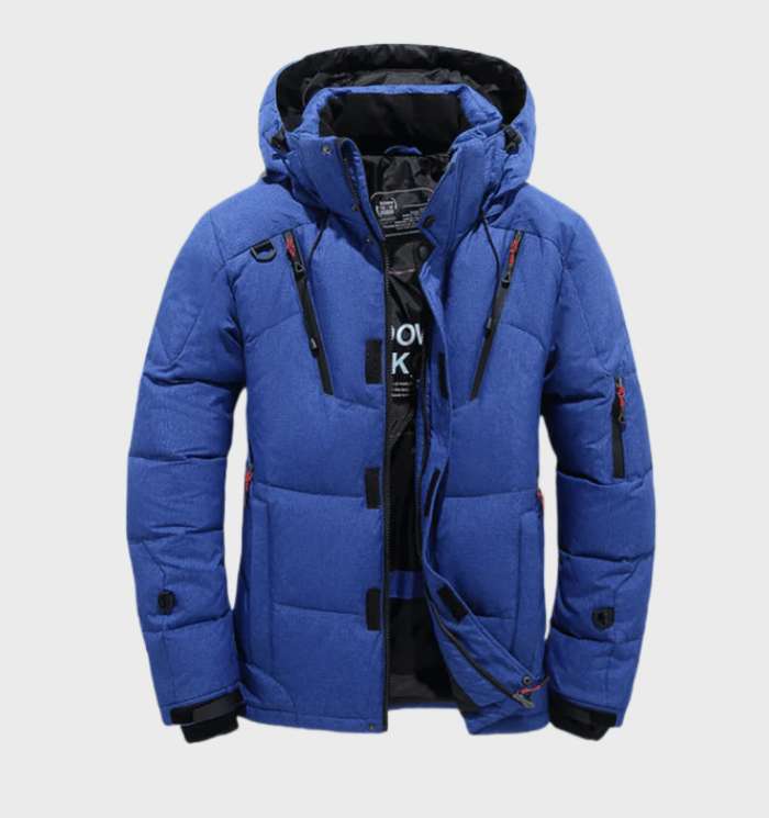 Heren Parka Winterjas met Fleece Voering en Capuchon