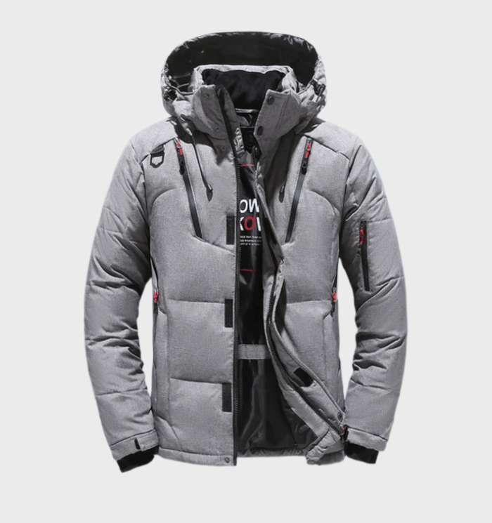 Heren Parka Winterjas met Fleece Voering en Capuchon