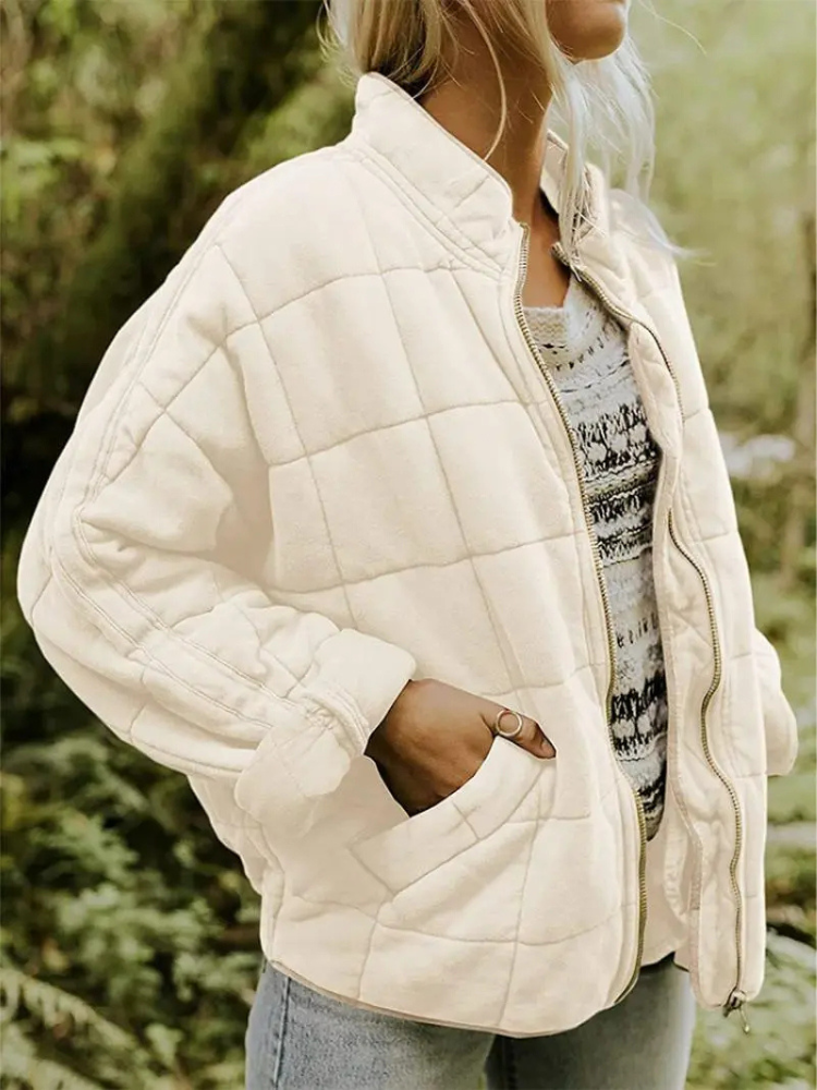 Oversized bomberjack tussenjas met lichte voering voor dames