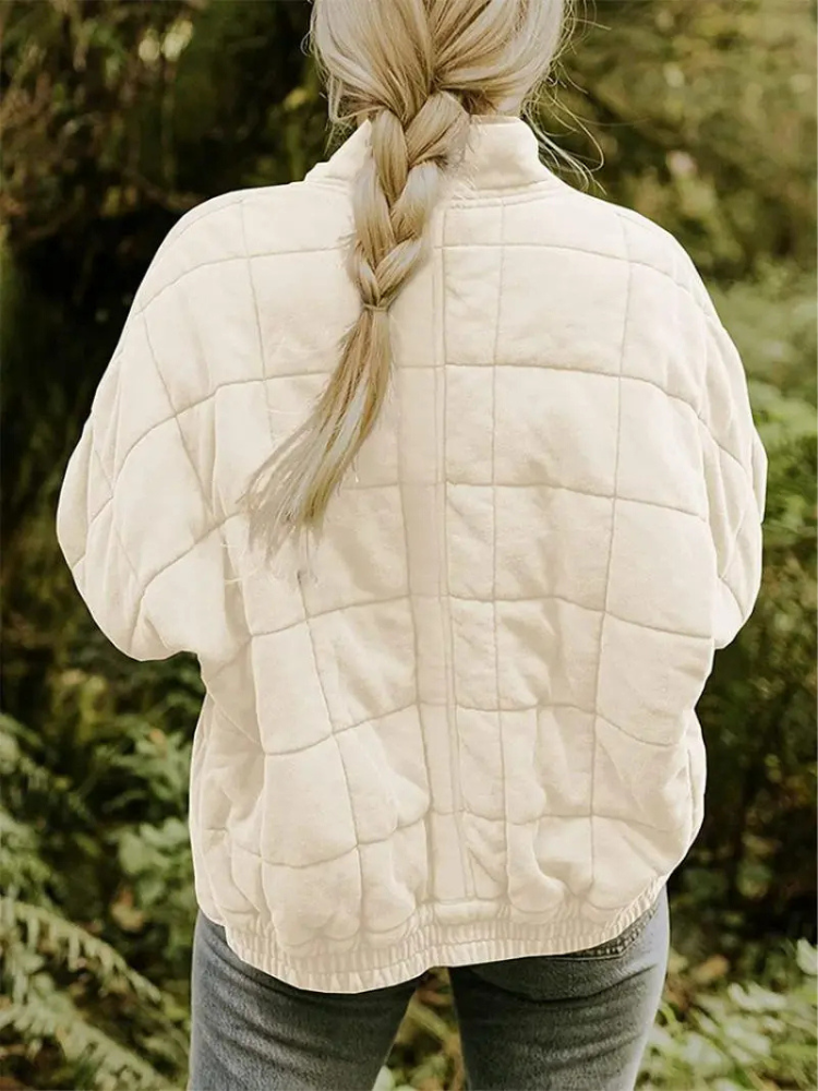 Oversized bomberjack tussenjas met lichte voering voor dames