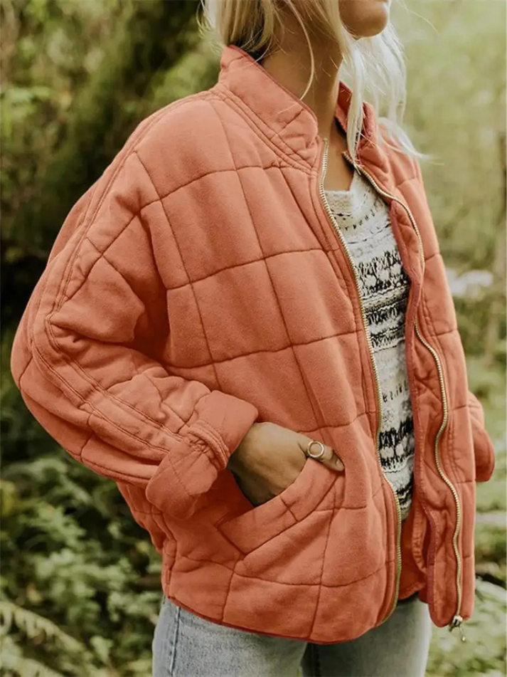 Oversized bomberjack tussenjas met lichte voering voor dames