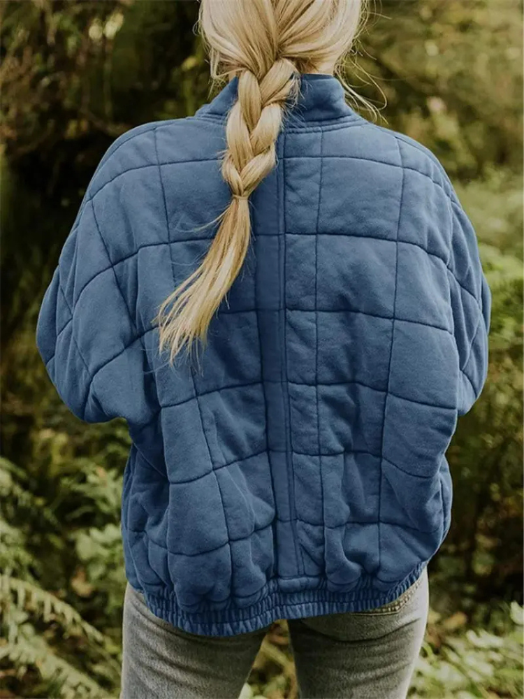 Oversized bomberjack tussenjas met lichte voering voor dames