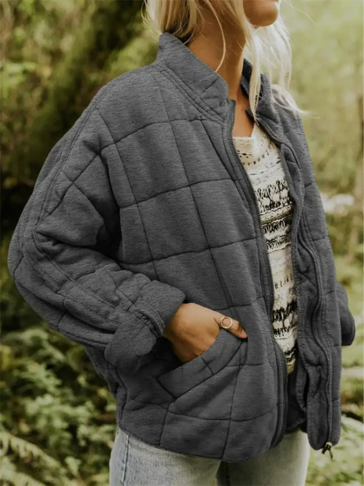 Oversized bomberjack tussenjas met lichte voering voor dames