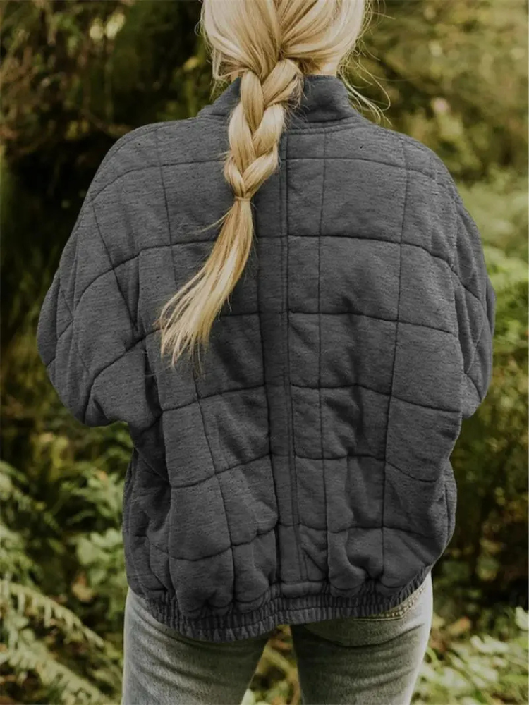 Oversized bomberjack tussenjas met lichte voering voor dames