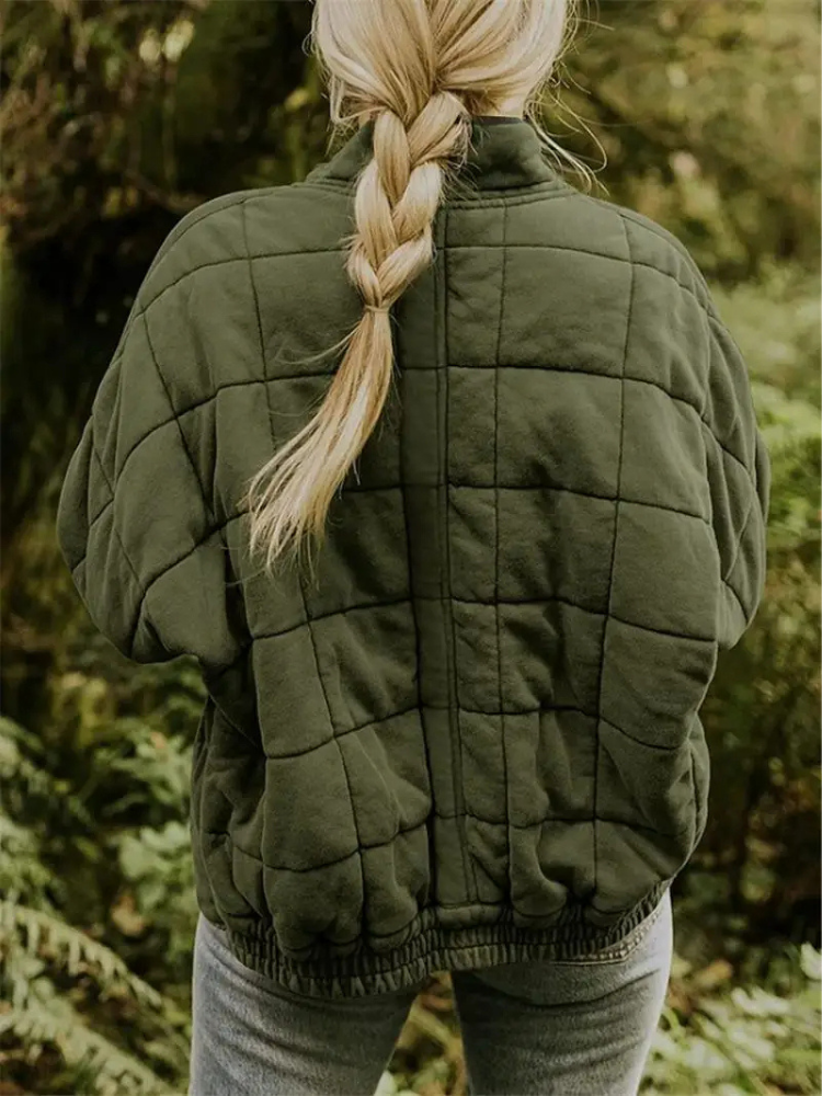 Oversized bomberjack tussenjas met lichte voering voor dames