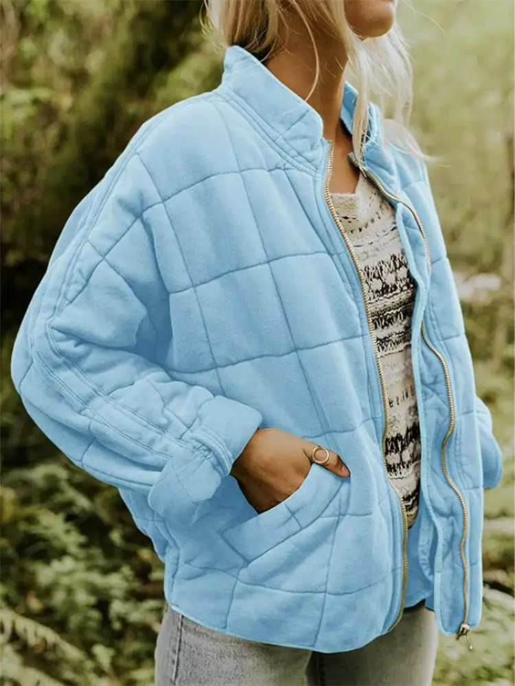 Oversized bomberjack tussenjas met lichte voering voor dames
