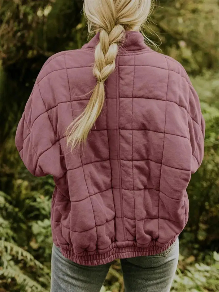 Oversized bomberjack tussenjas met lichte voering voor dames