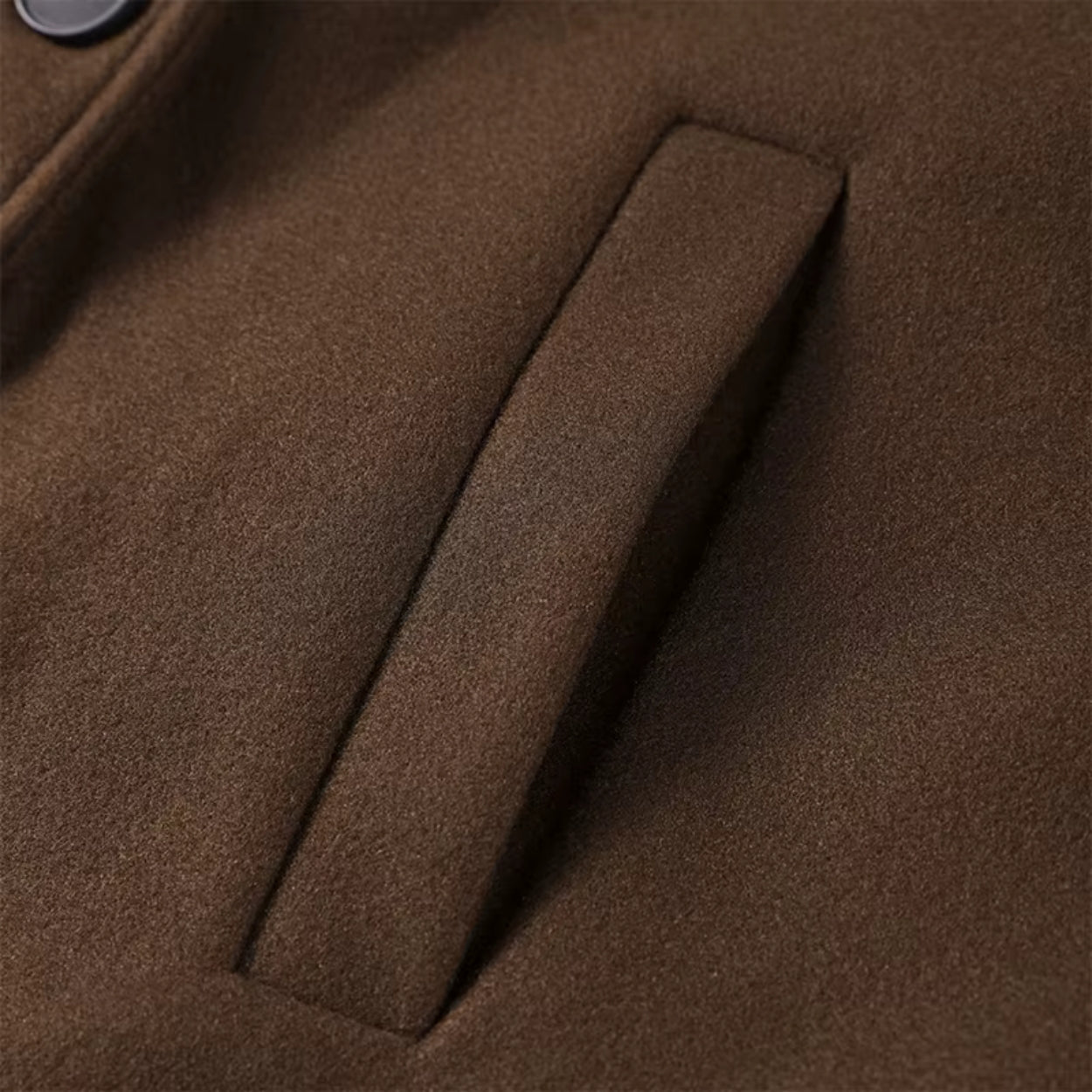 Oversized manteljas van wolmix met riem en knoopsluiting voor dames