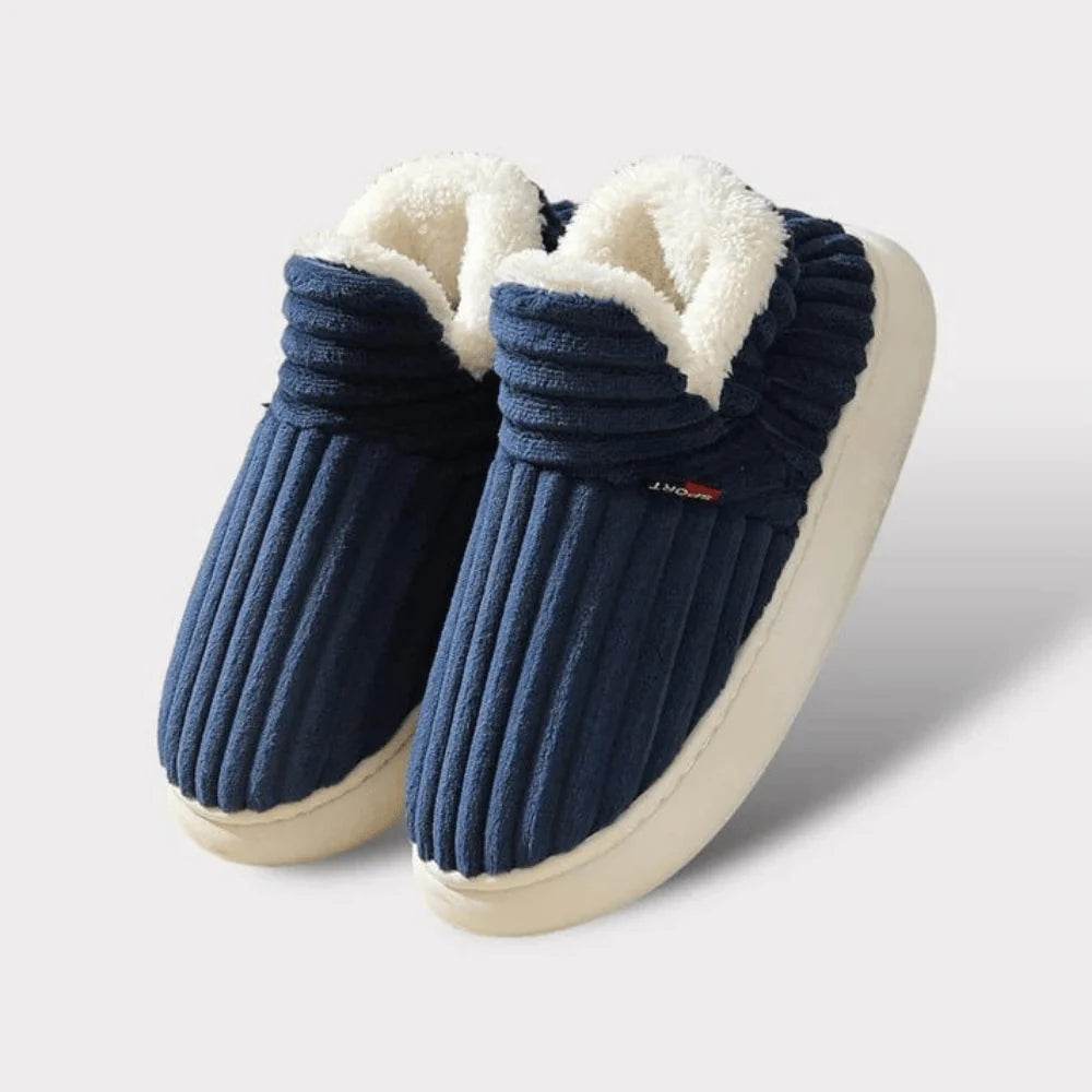 Pantoffels met fleece voering voor dames