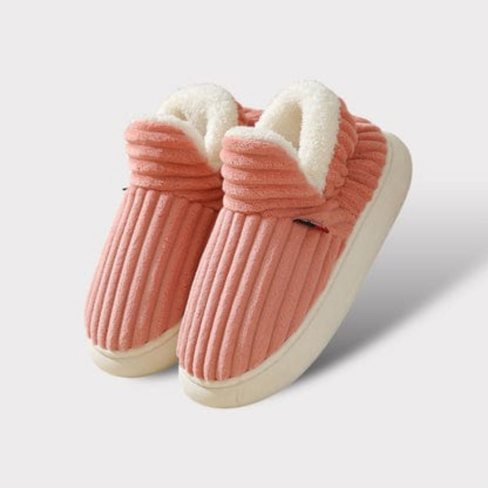 Pantoffels met fleece voering voor dames