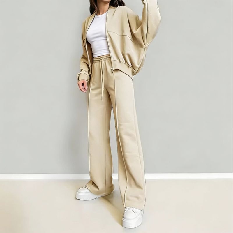 Tracksuit Set voor Dames met Vest en Broek