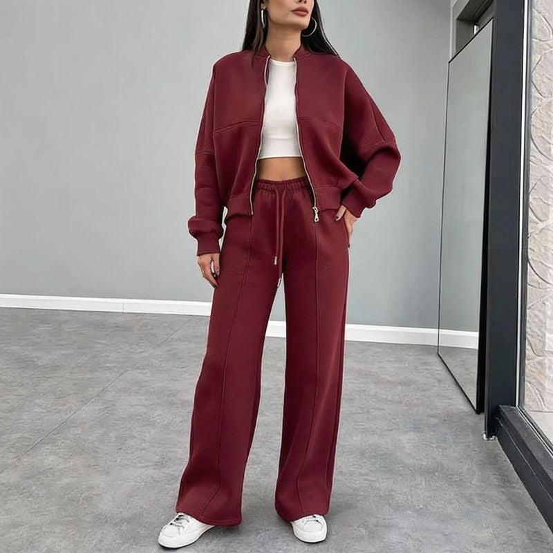 Tracksuit Set voor Dames met Vest en Broek