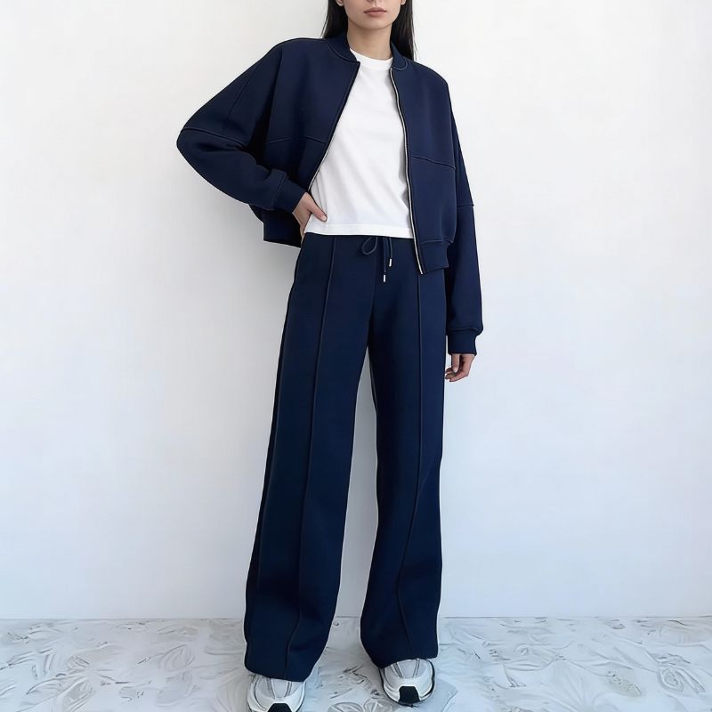 Tracksuit Set voor Dames met Vest en Broek