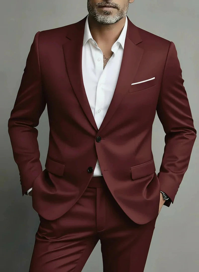 Tweedelig Heren Pak met Blazer en Broek