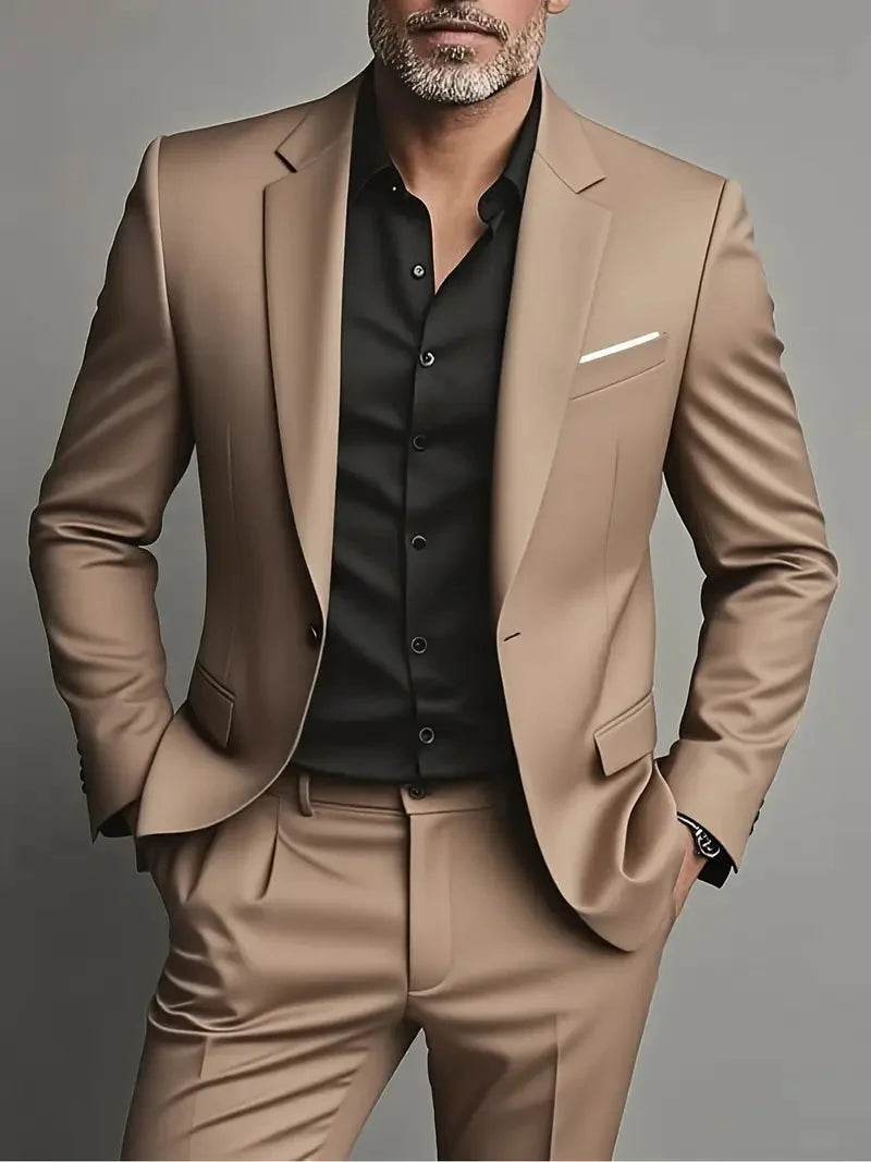 Tweedelig Heren Pak met Blazer en Broek