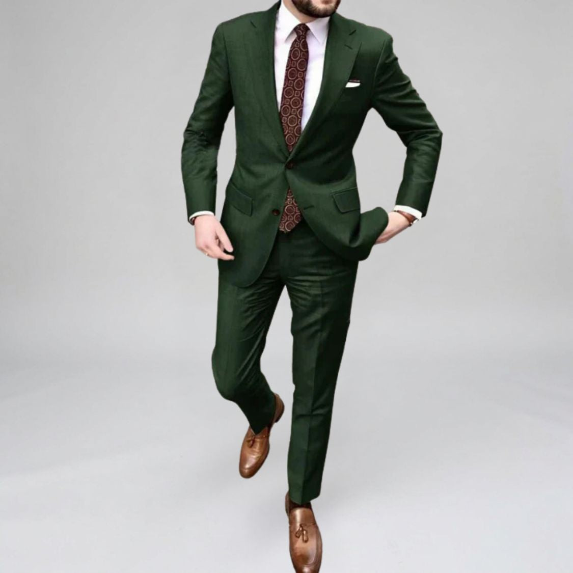 Tweedelig Herenpak met Blazer en Pantalon