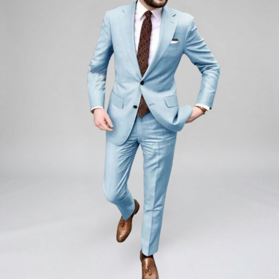 Tweedelig Herenpak met Blazer en Pantalon