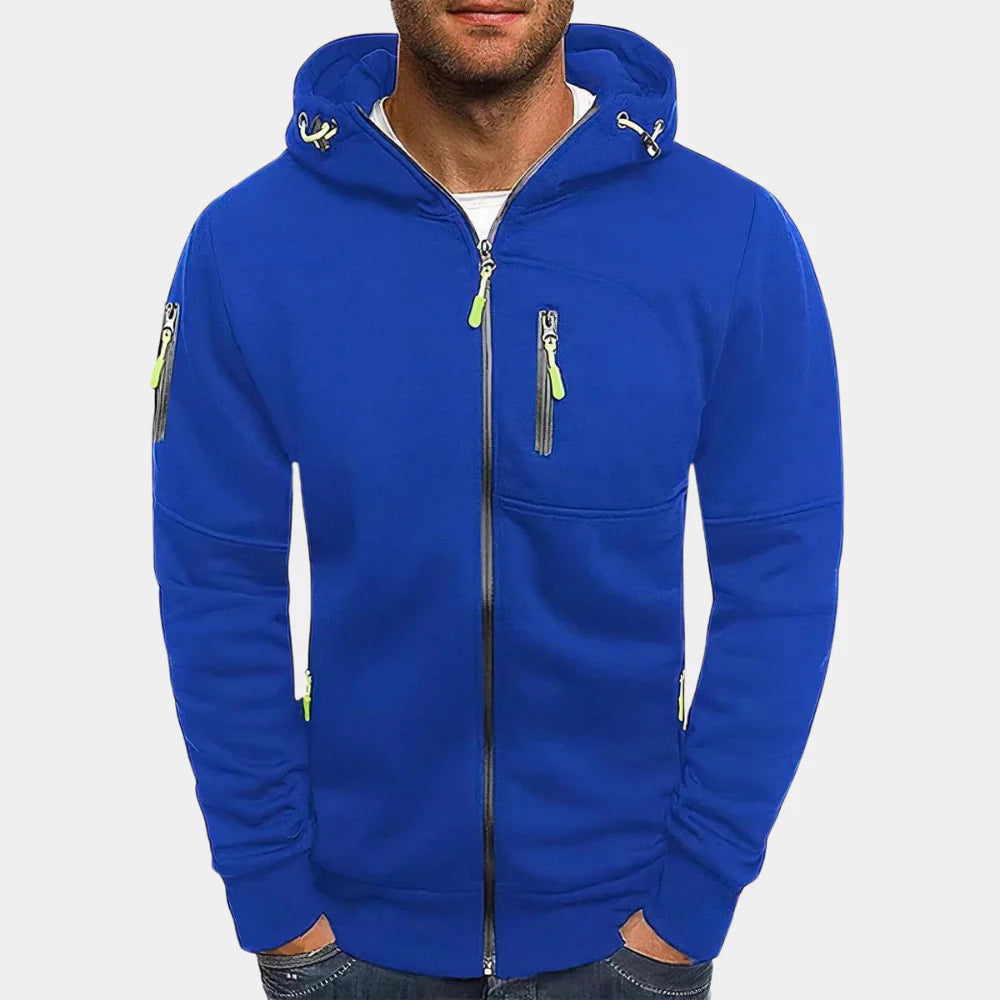Vest met rits en capuchon voor heren