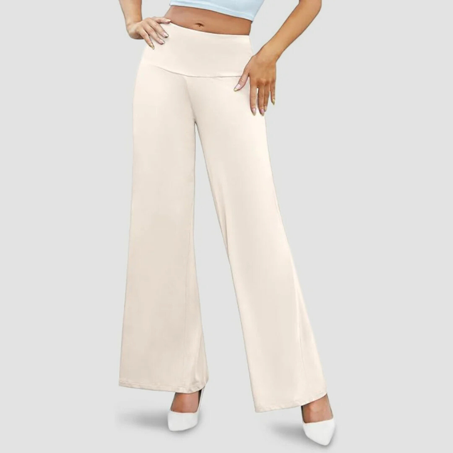 Elara Broek met Hoge Taille – Comfort & Elegantie