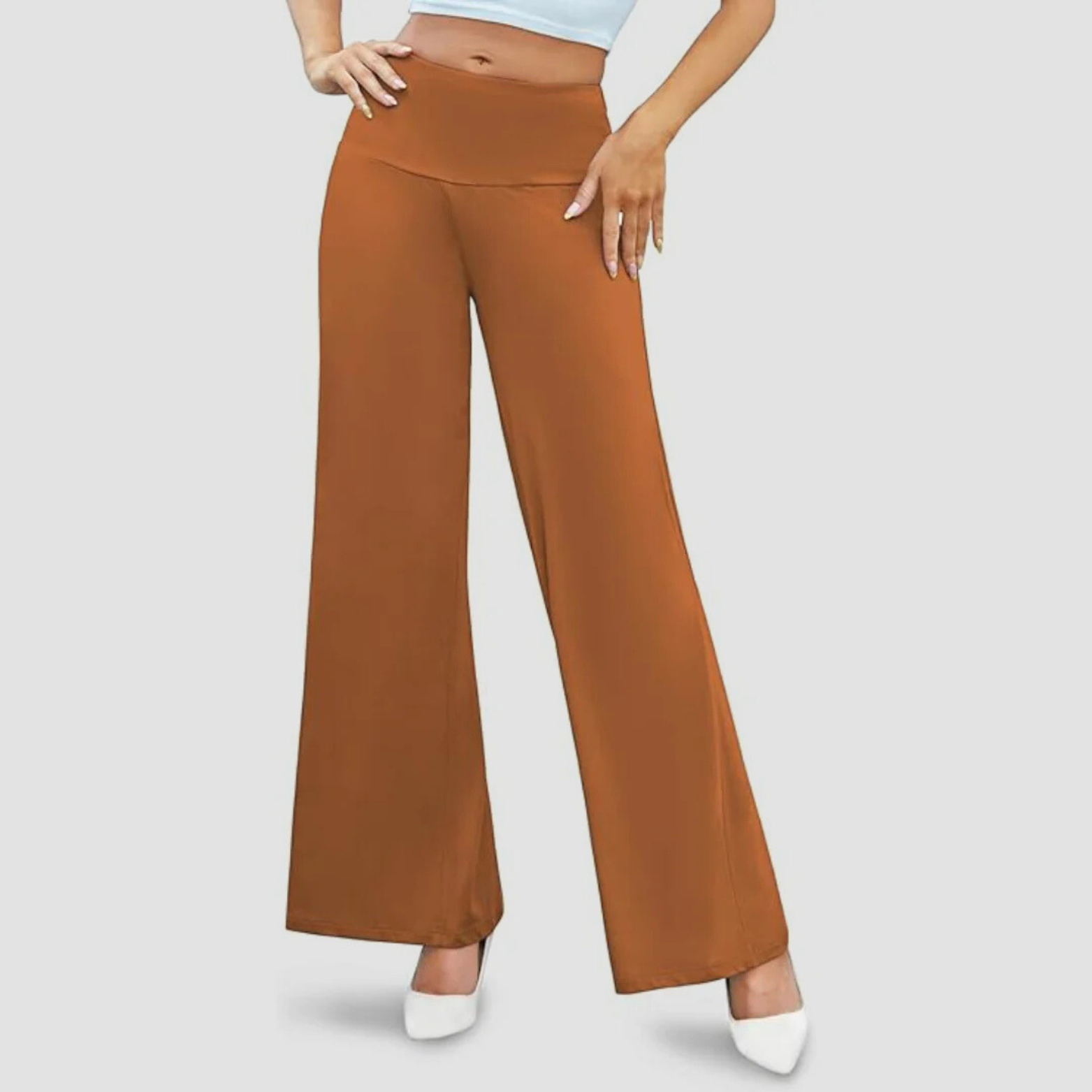 Elara Broek met Hoge Taille – Comfort & Elegantie