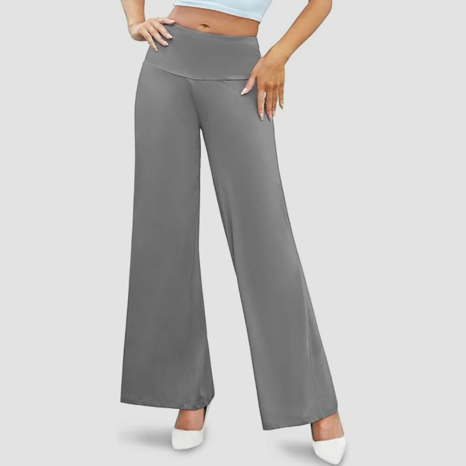 Elara Broek met Hoge Taille – Comfort & Elegantie