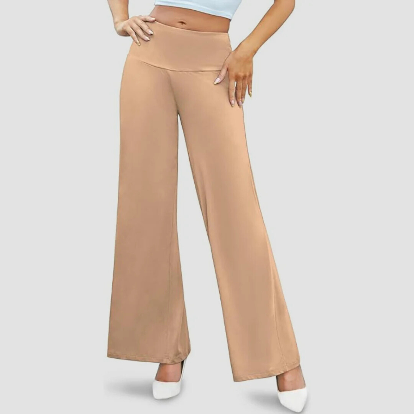 Elara Broek met Hoge Taille – Comfort & Elegantie