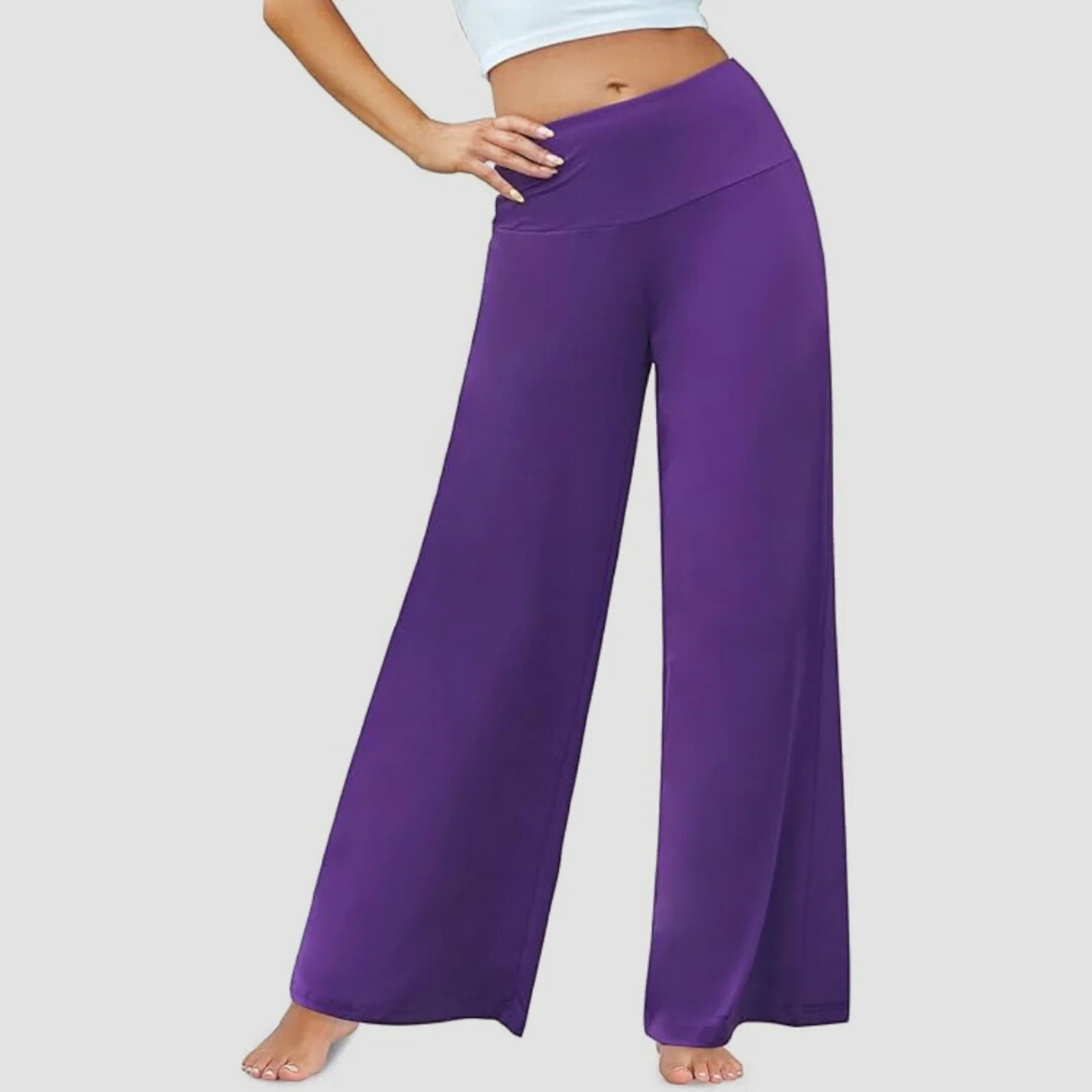 Elara Broek met Hoge Taille – Comfort & Elegantie