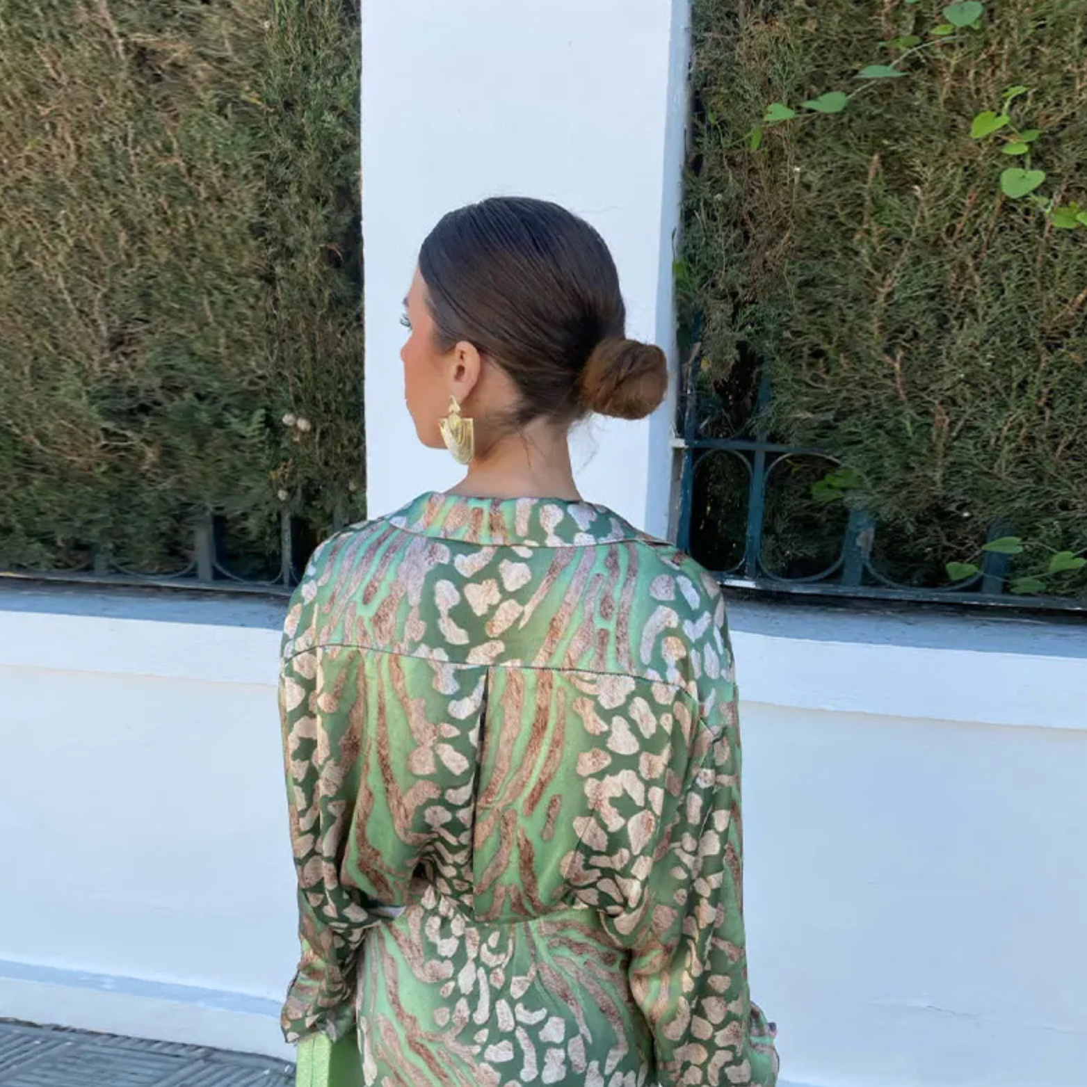 Elodie Set met Print – Flatterende Dames Set met Rok en Blouse