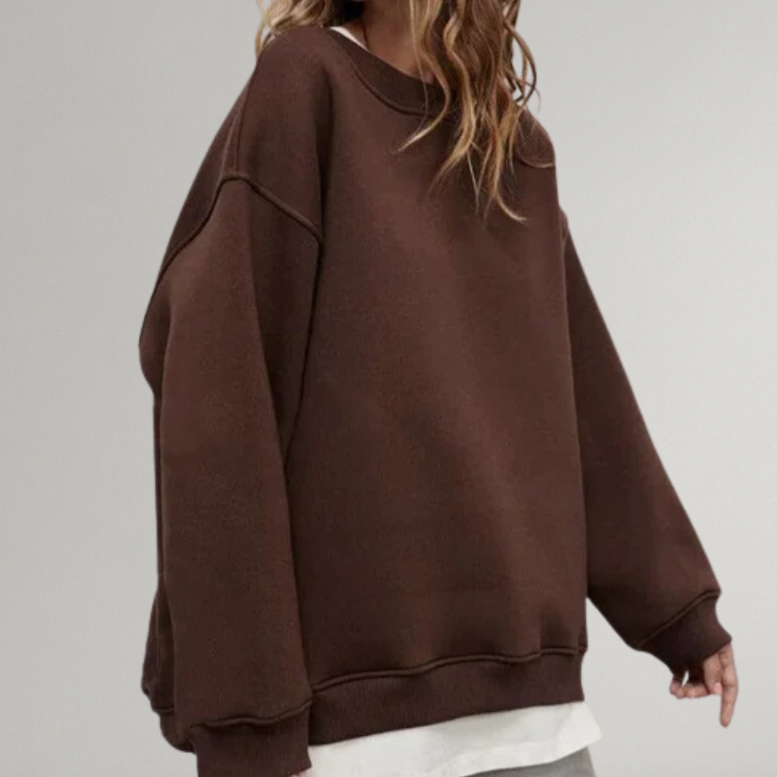 Oversized sweater voor dames