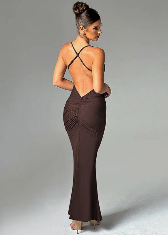 Céline – Elegante Bodycon Jurk met V-Hals