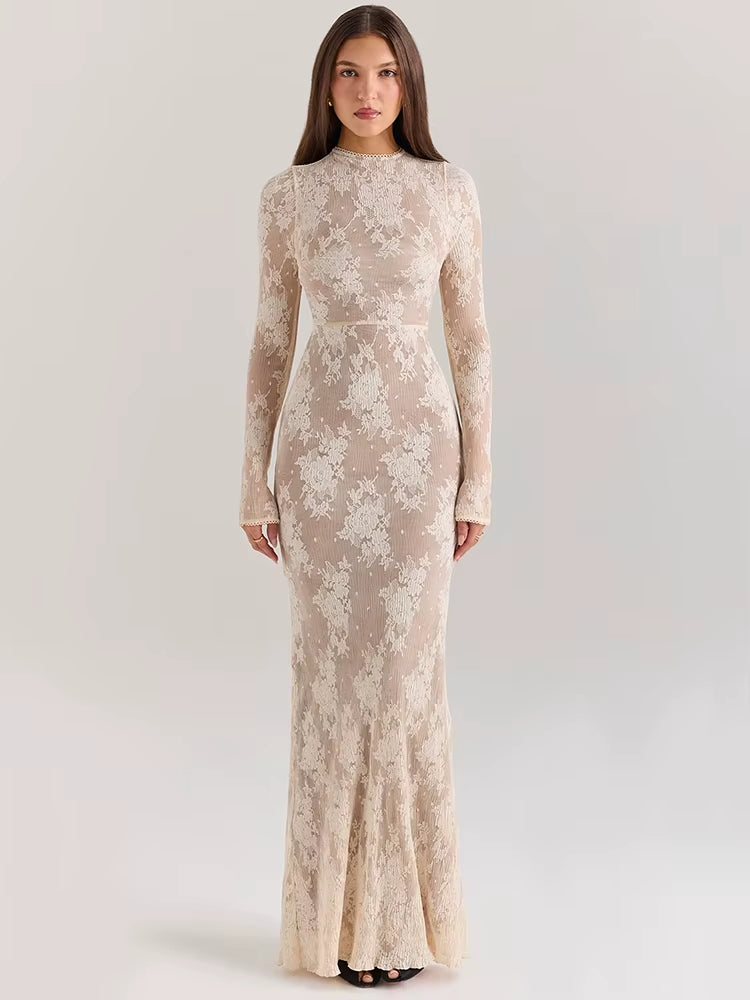 Lysandra – Elegante Maxi Jurk met Stijlvolle details