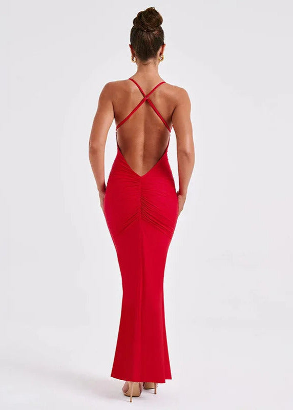 Céline – Elegante Bodycon Jurk met V-Hals