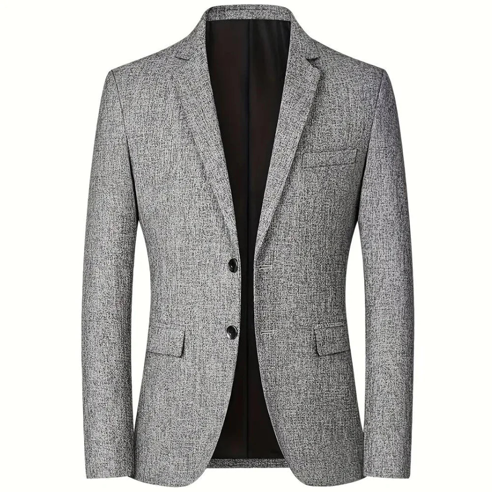 Blazer met klepzakken en reverskraag voor heren