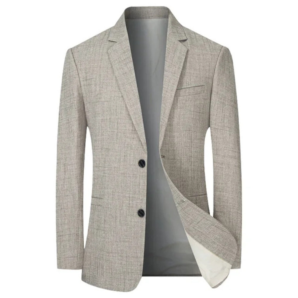 Blazer met reverskraag en knoopsluiting voor heren