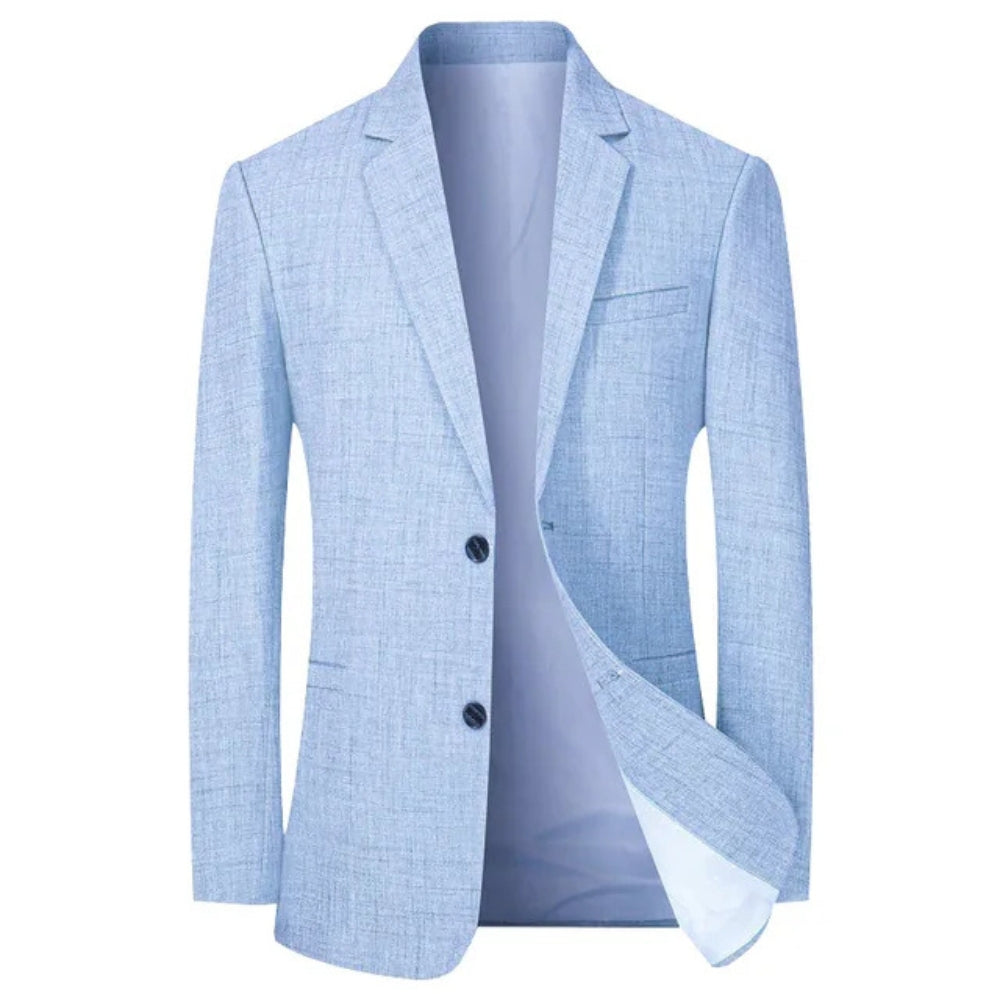 Blazer met reverskraag en knoopsluiting voor heren