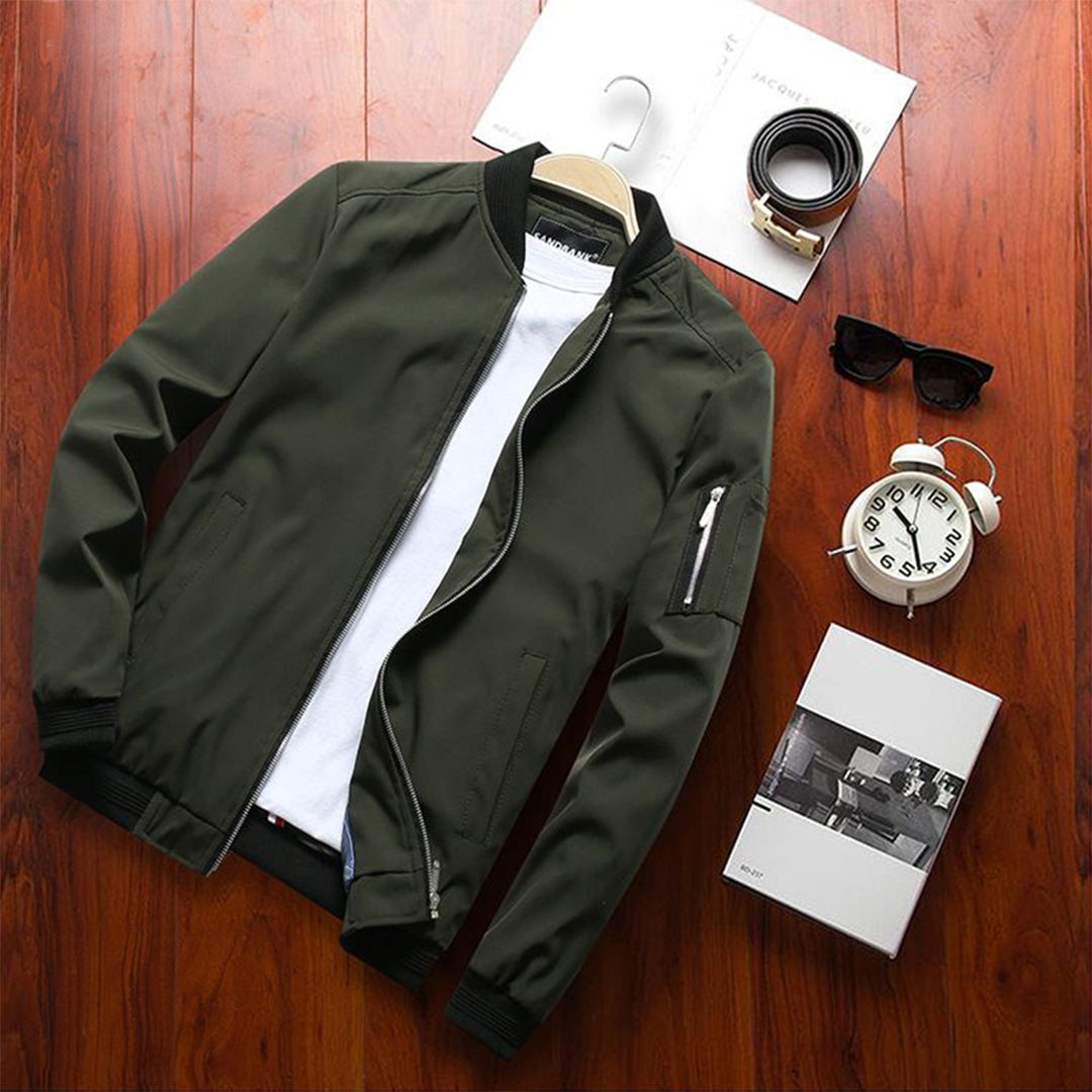 Mark bomberjack met slanke pasvorm | Perfect voor lente en zomer