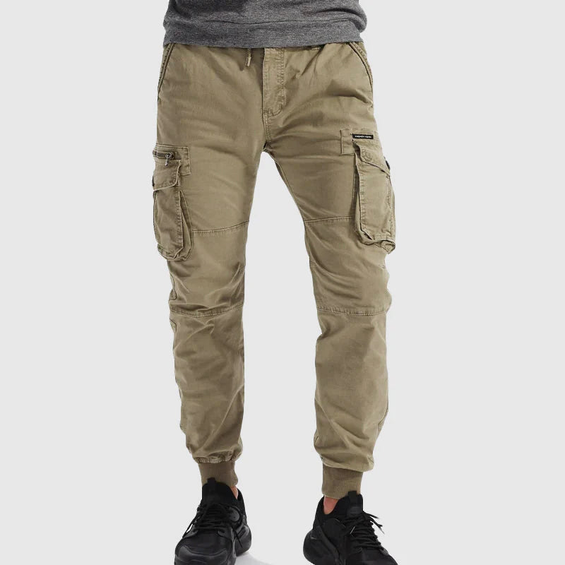 Cargo Jogger Broek Heren met Elastische Boorden