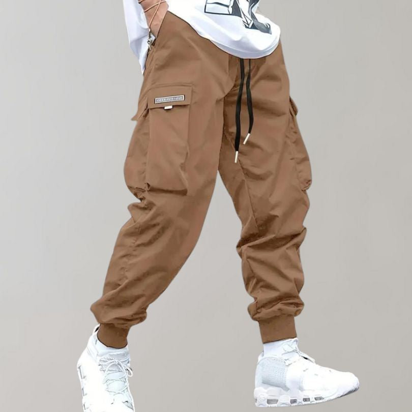 Cargo Joggingbroek Heren met Trekkoord en Elastische Boorden