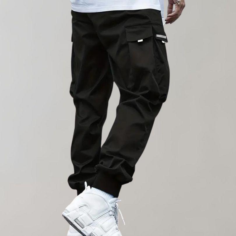 Cargo Joggingbroek Heren met Trekkoord en Elastische Boorden