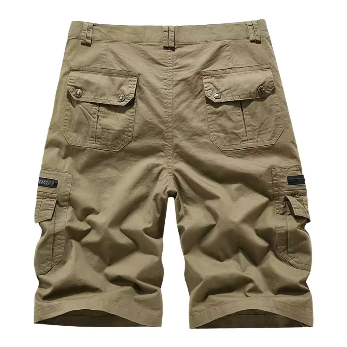 Cargo Short Heren met Meerdere Zakken en Ritssluiting