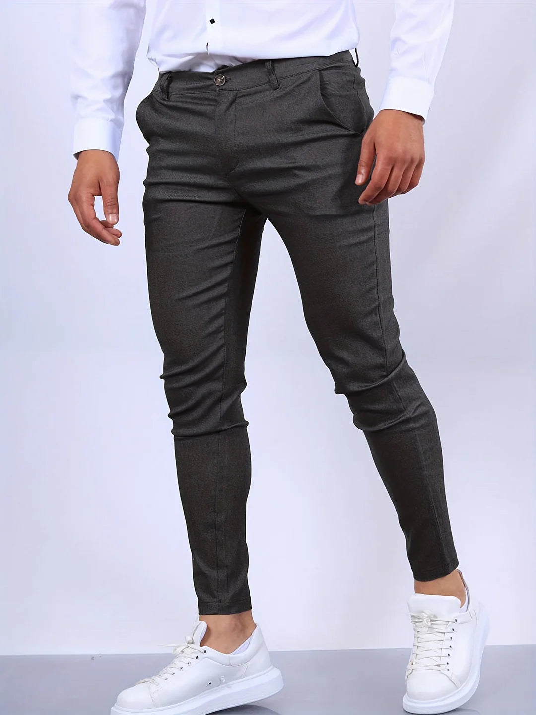 Chino broek met rechte pijpen voor heren