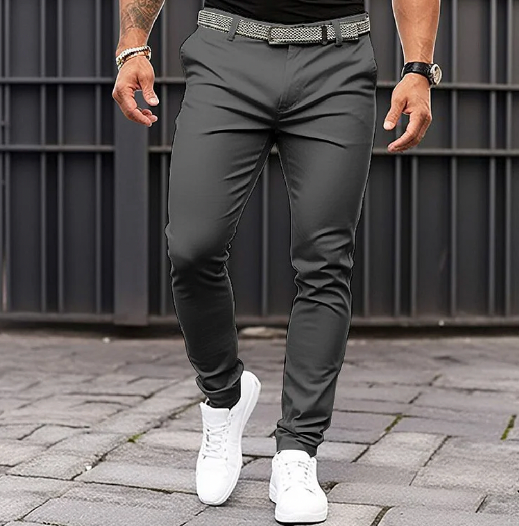 Chino met slim fit voor heren