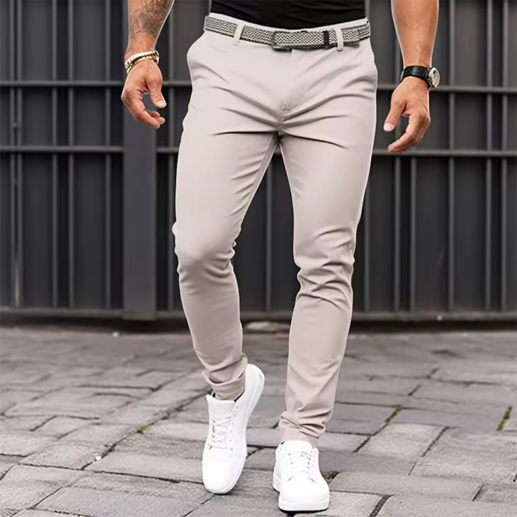 Chino met slim fit voor heren