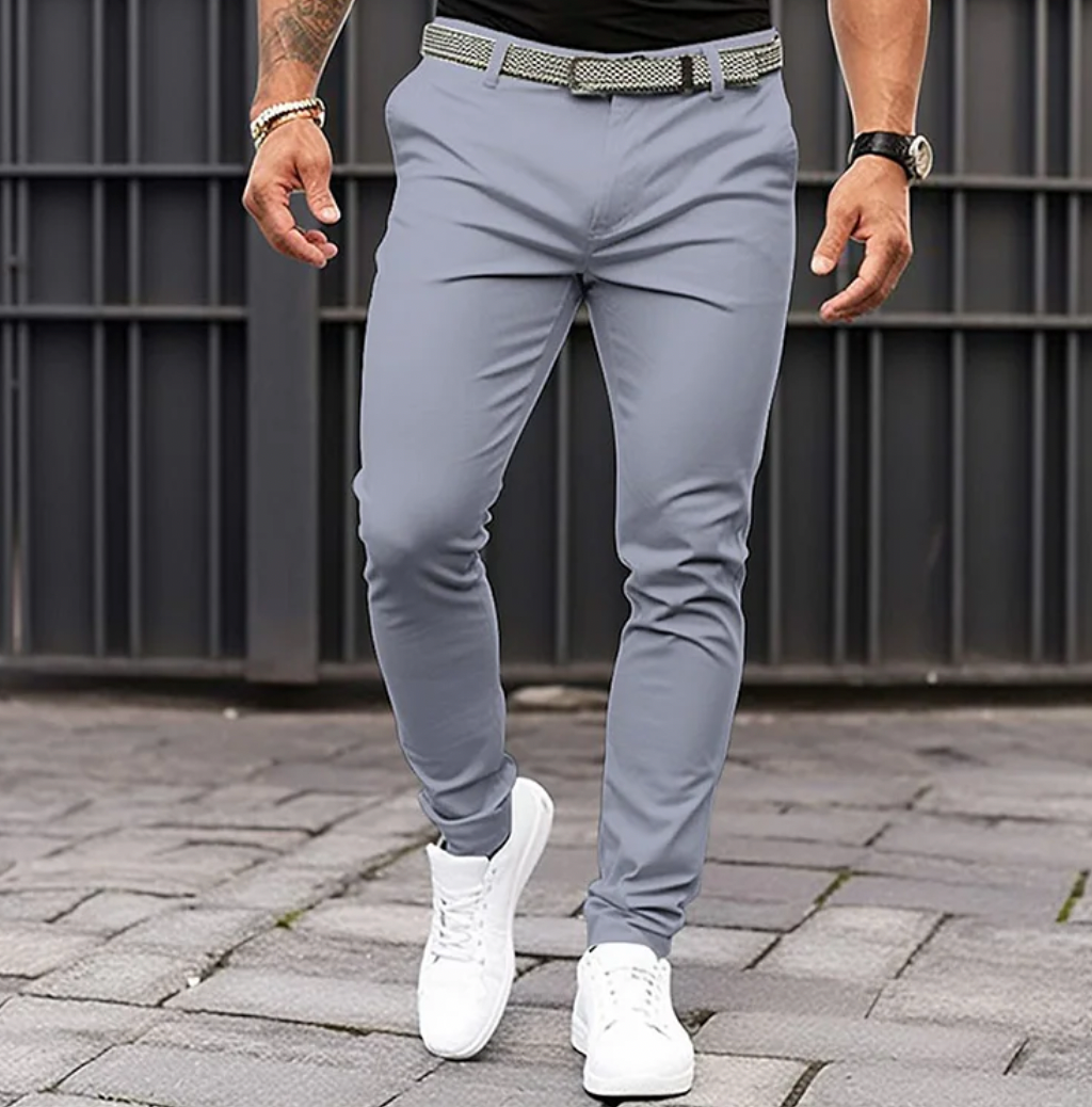 Chino met slim fit voor heren
