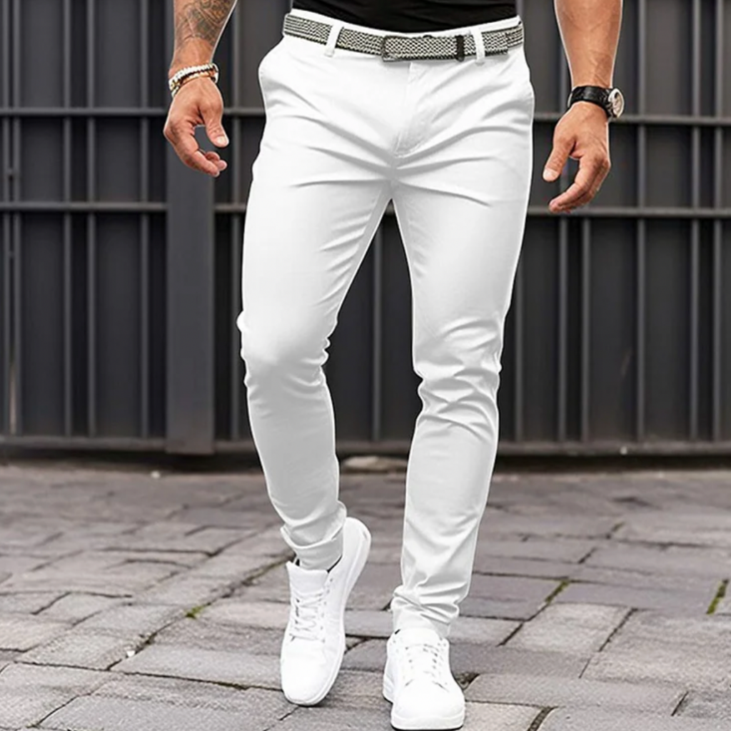 Chino met slim fit voor heren