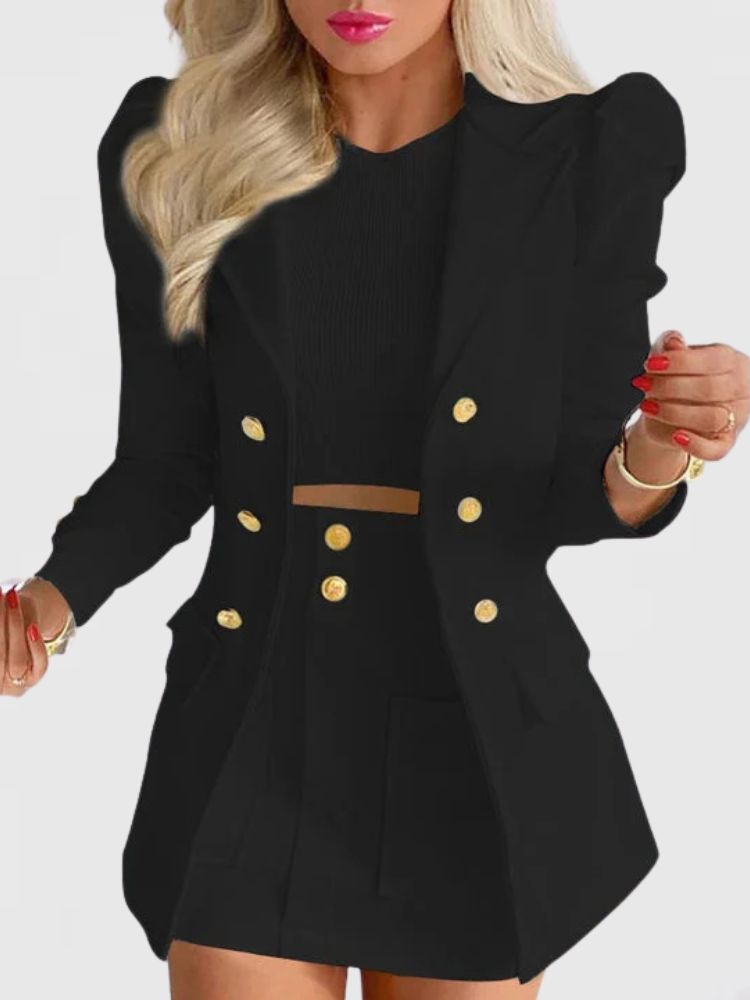 Dames Co-ord Set met Blazer en Minirok
