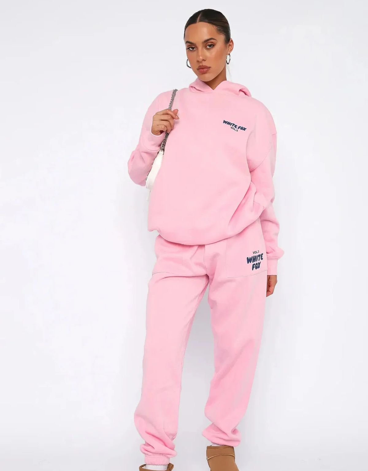 Dames Hoodie en Joggingbroek Set met Relaxed Fit