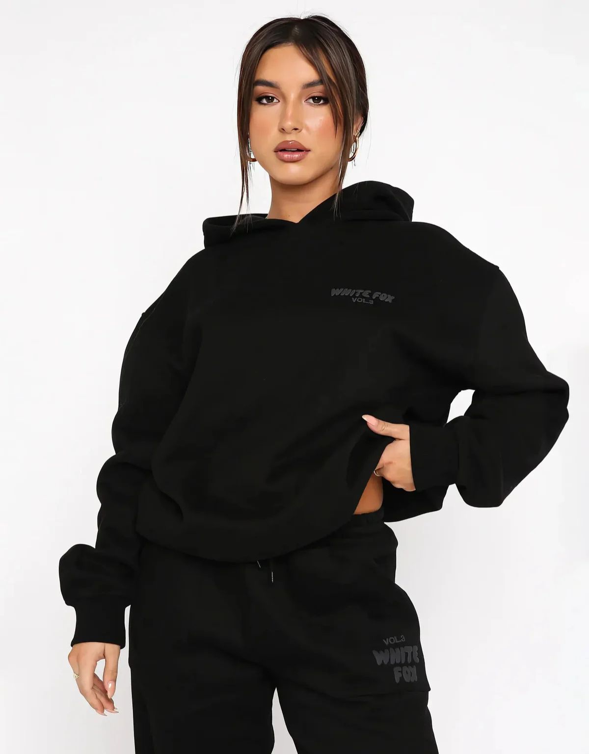 Dames Hoodie en Joggingbroek Set met Relaxed Fit