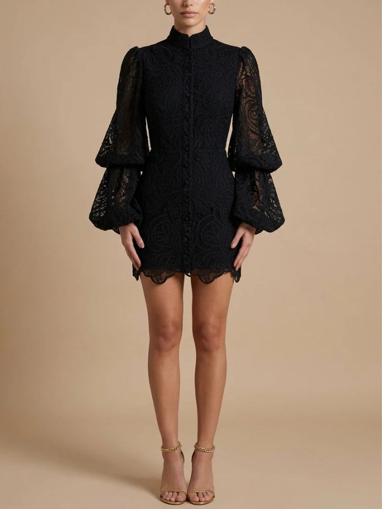 Dames Kanten Set met Top en Minirok